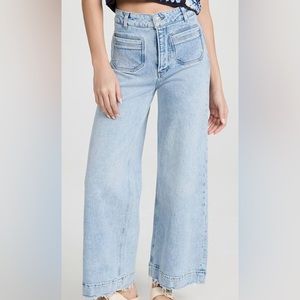 PAIGE Women's Harper Ankle Patch Pockets Jeans NWOT